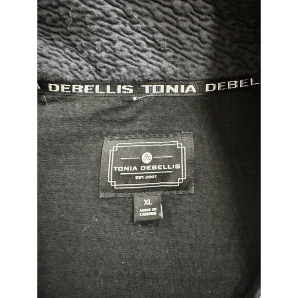 Tonia Debellis Molly Jacket in Signature Logo in Gray Quilted  Size XL - Picture 5 of 11
